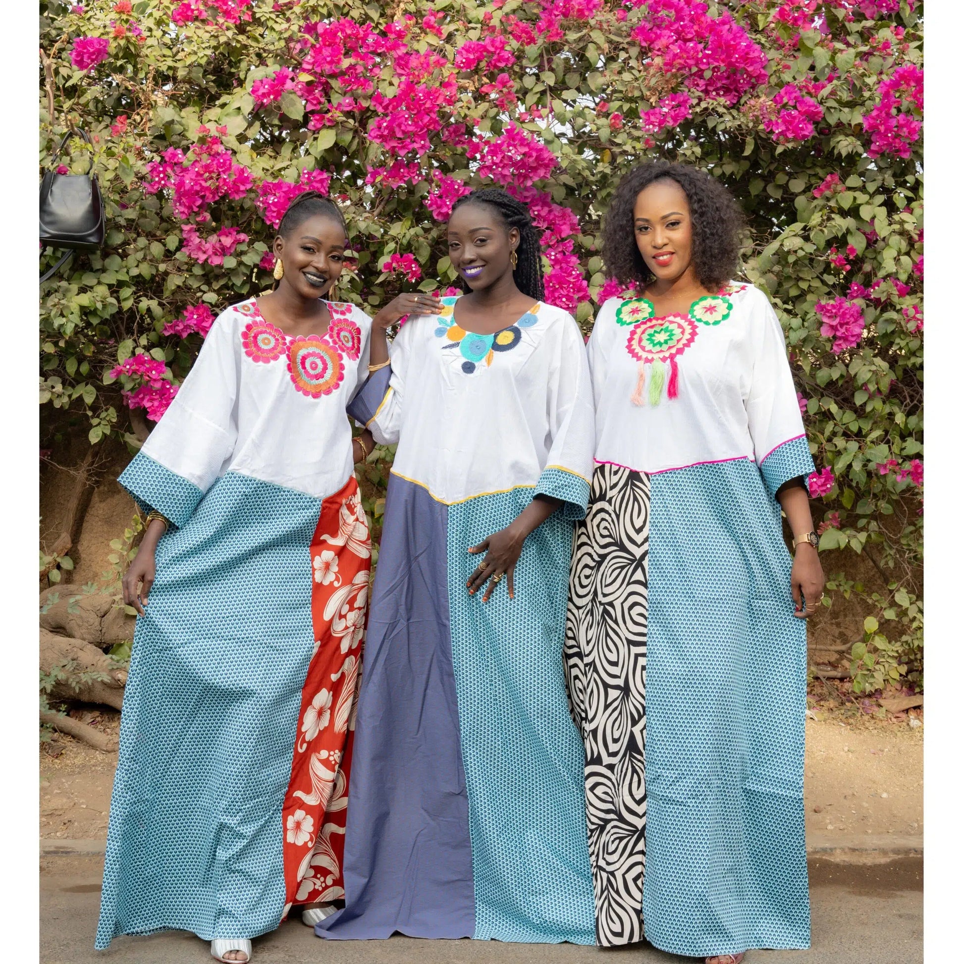 Kaftan Vibrant Harmony - Élégance Culturelle et Contemporaine