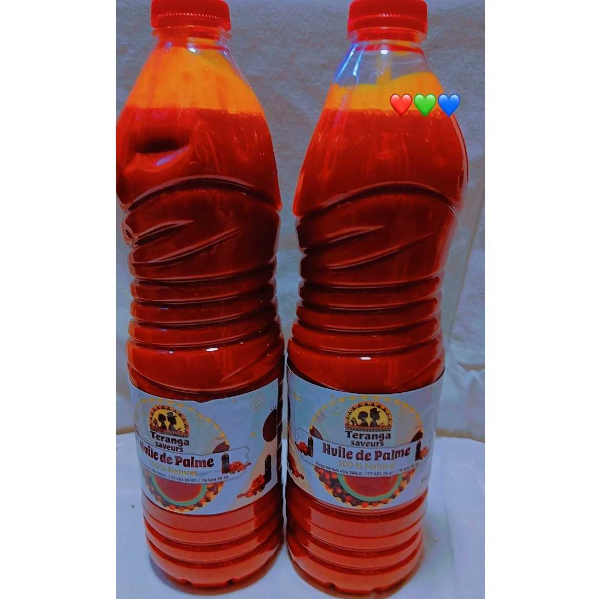 Miel et huile de palme 1,5 L – Produit naturel, miel pur artisanal