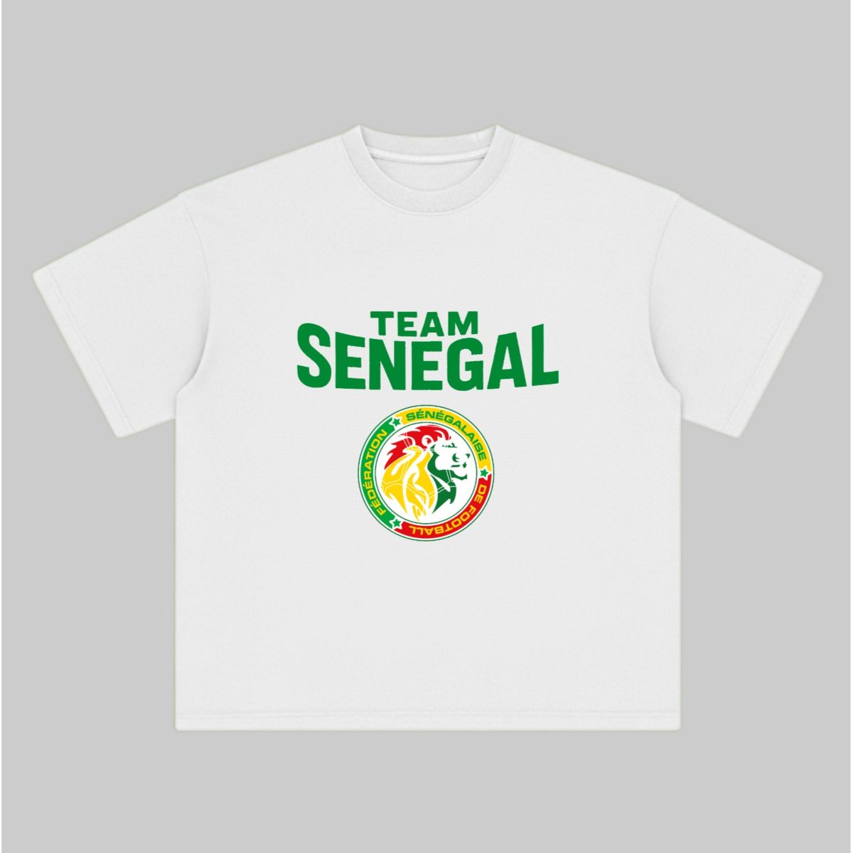 Tshirt Sénégal – T-shirt supporter officiel, coupe classique, tailles S à 2XL
