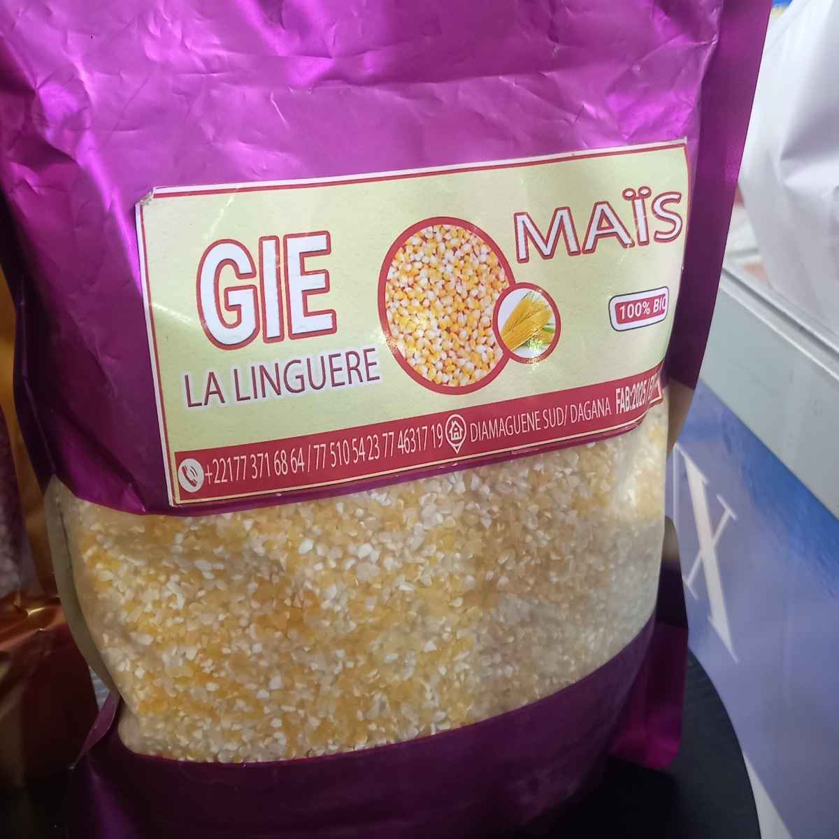 Couscous de mil africain premium au mil concassé naturel et maïs brisé