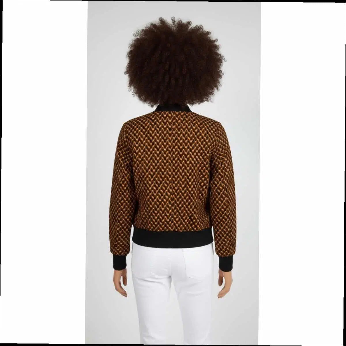 Pull wax homme noir et jaune moutarde, veste zipper grande poche chic