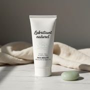 Lubrifiant naturel au karité et menthe, hydratant bio pour massage corporel