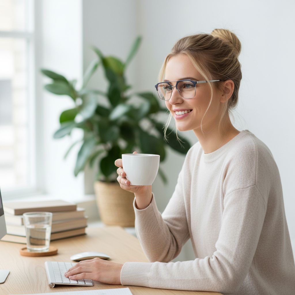 Lunettes de vue modernes ESSENTIA monture carrée noire argent design italien