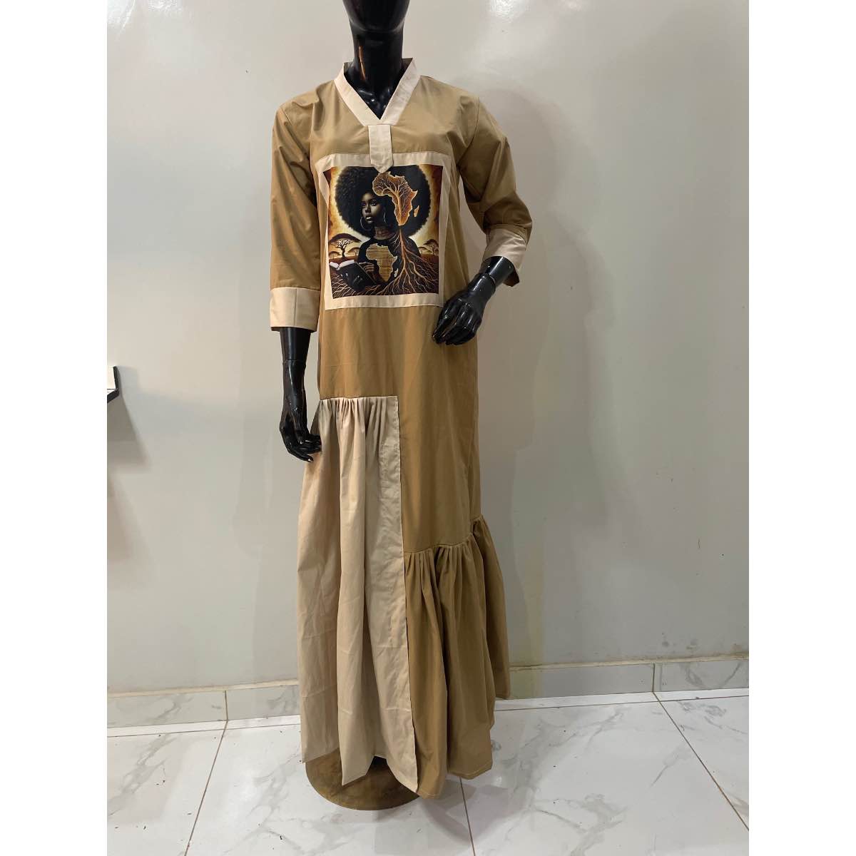 Robe deux tons personnalisée pour un style unique et élégant