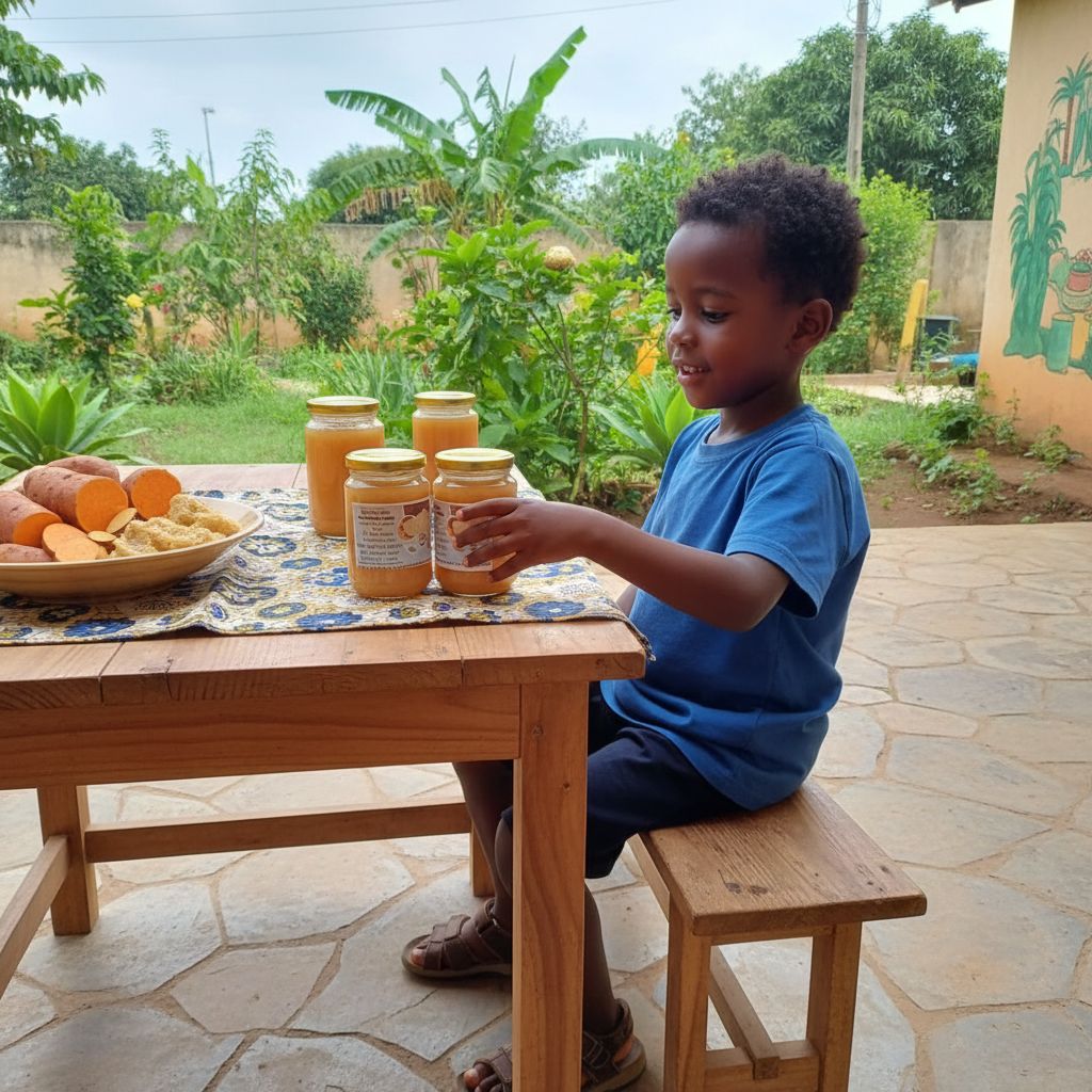Marmelade bouye patate artisanale 500g – Pot naturel, crémeux et exotique