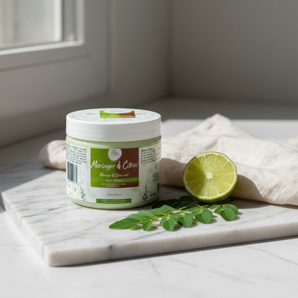 Masque capillaire moringa et citron vert – Soin réparateur naturel 250ml