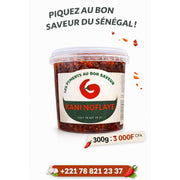 Pot de piment sénégalais 300 gr Kani Noflaye – Épices africaines authentiques