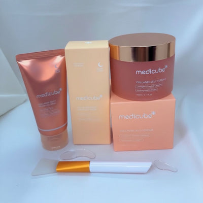 Medicube mini gamme : soins visage collagène anti-âge en format voyage