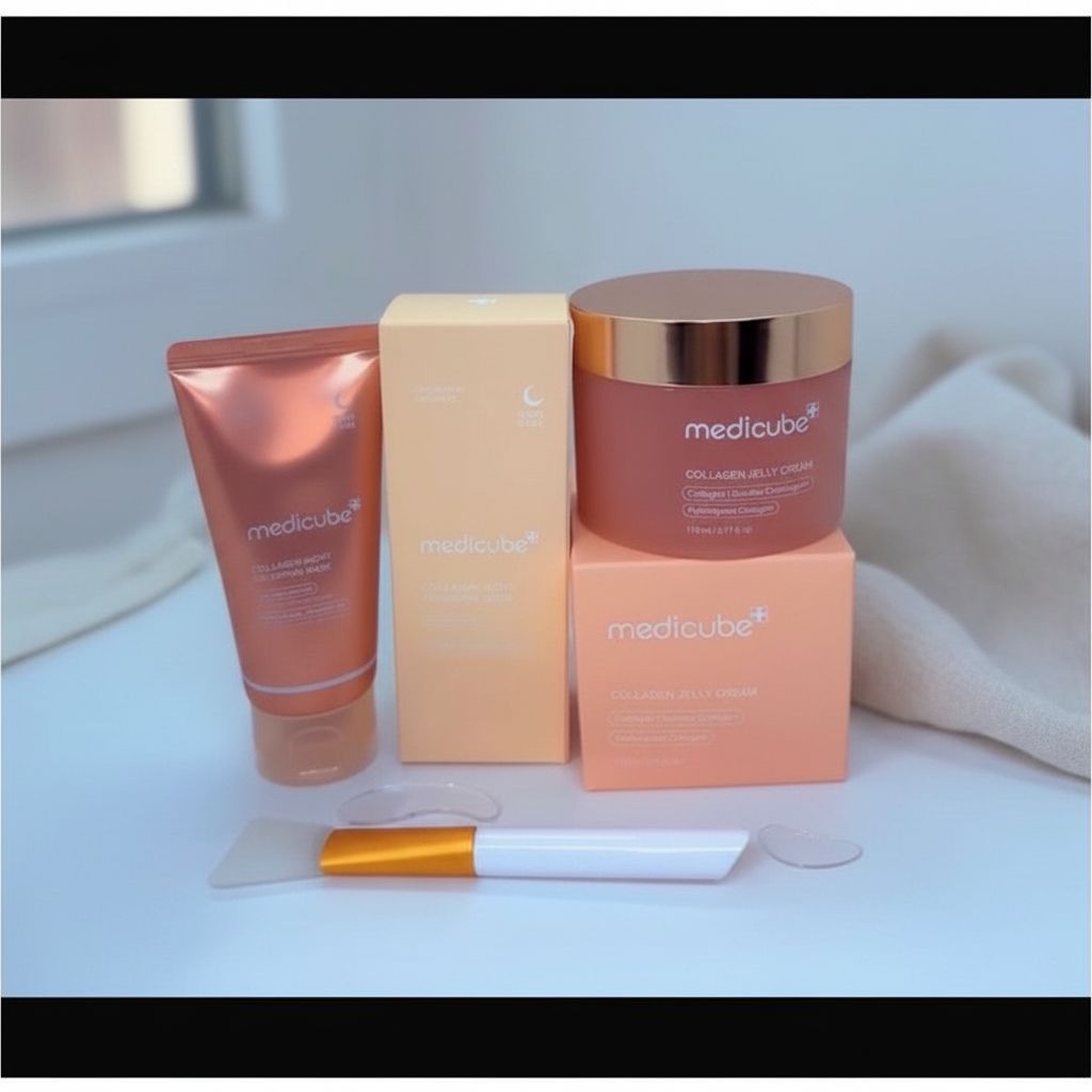 Medicube mini gamme : soins visage collagène anti-âge en format voyage