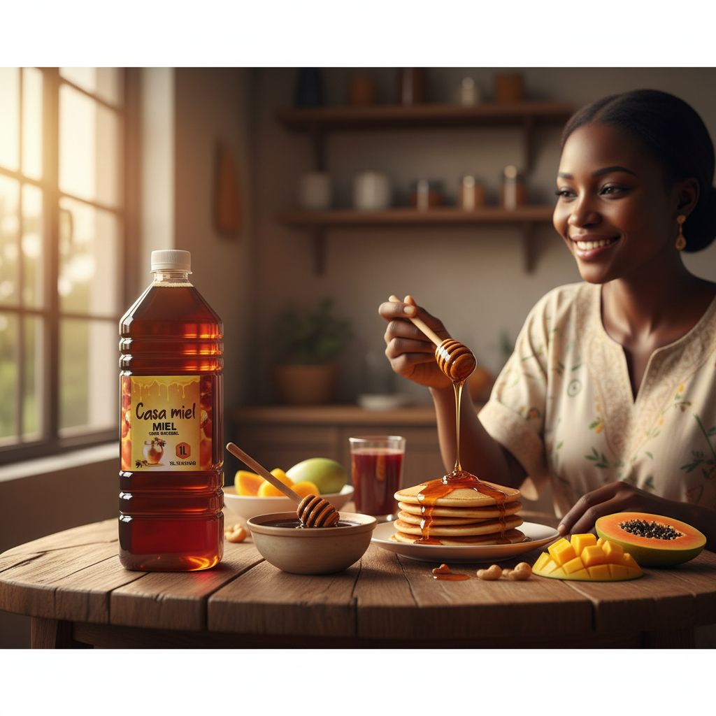 Miel pur Casamance artisanal du Sénégal – Naturel, premium en pot 1L ou 500ml