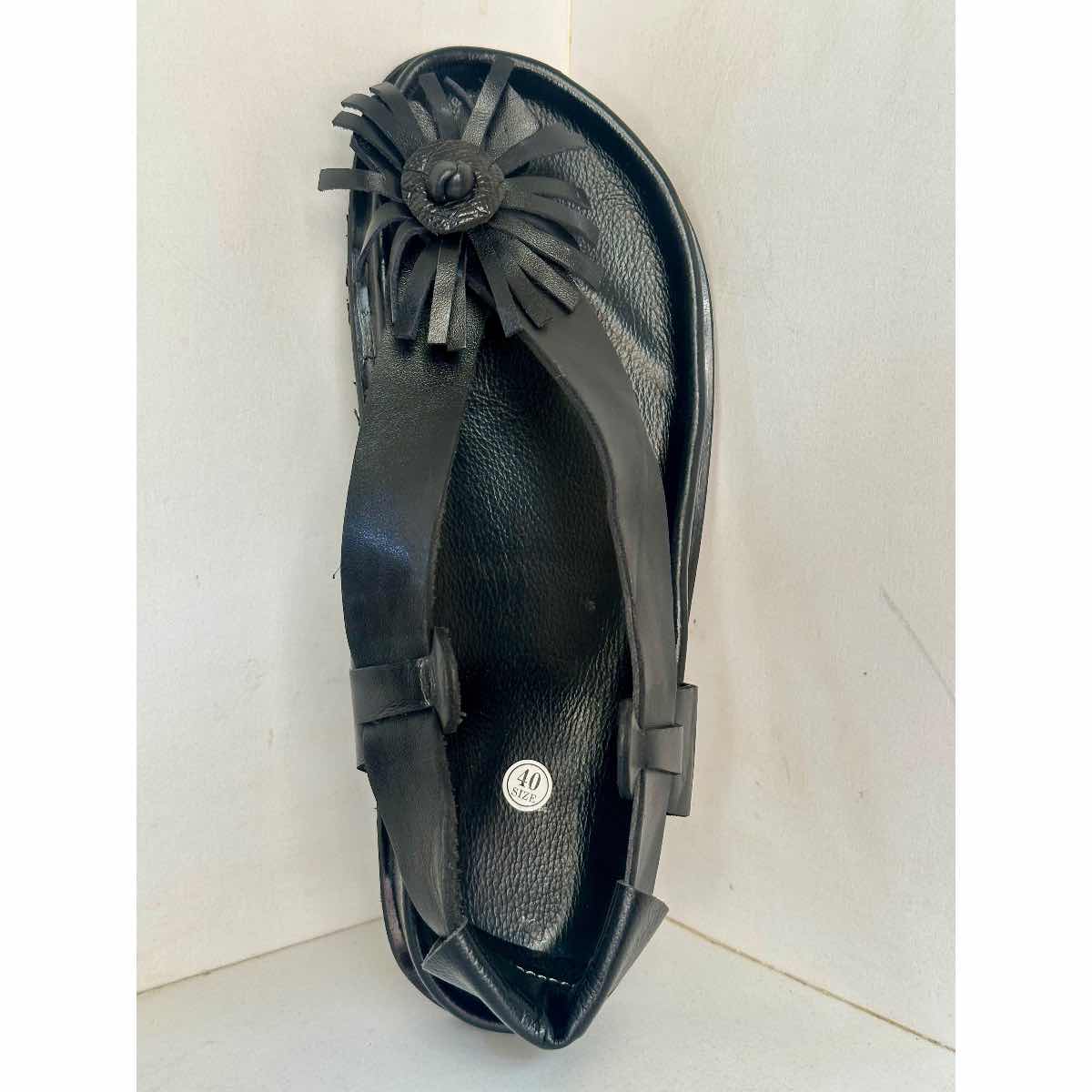 Sandales garçon cuir avec semelle antidérapante