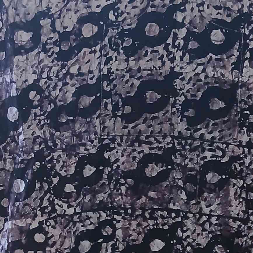 Robe batik femme ample coton noire blanche, été bohème grande taille