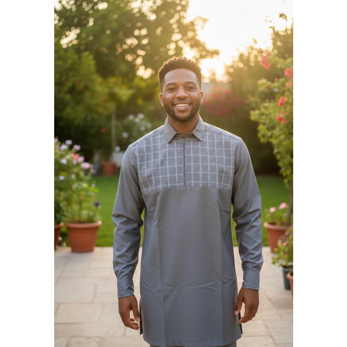 Haut en supercent et empiècement