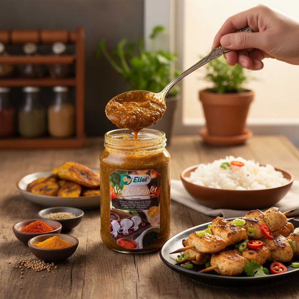 Sauce poulet maison Nokos – Épices naturelles, marinade africaine artisanale