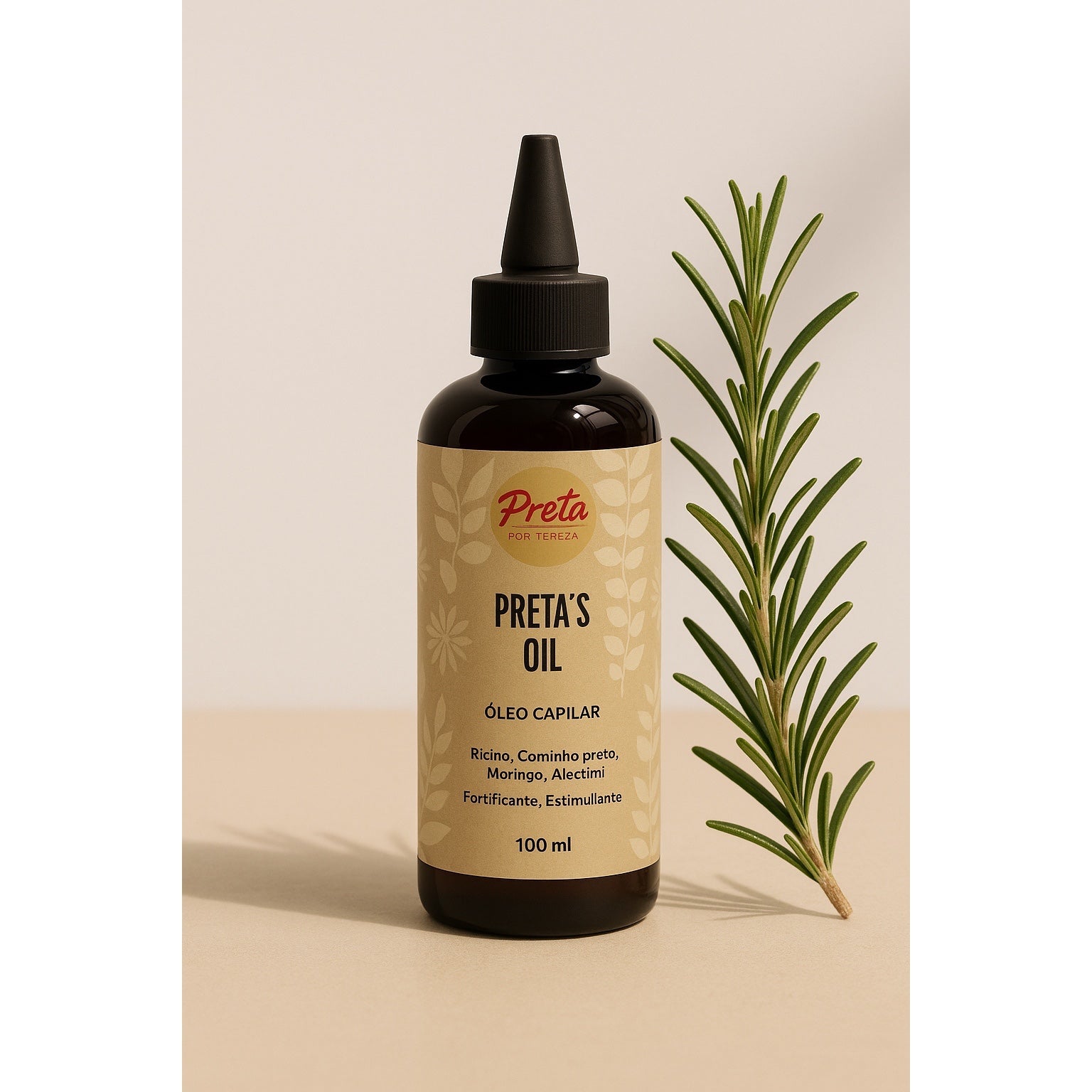 huile capillaire stimulante pour des cheveux éclatants et forts