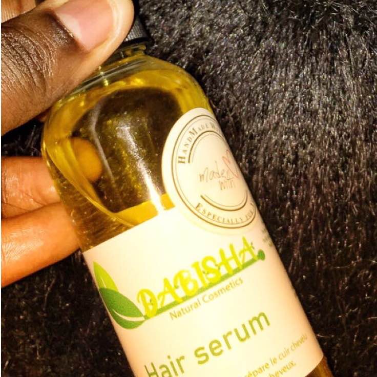 Sérum capillaire naturel Dabisha 100g – Soin cheveux bio à l’huile de ricin