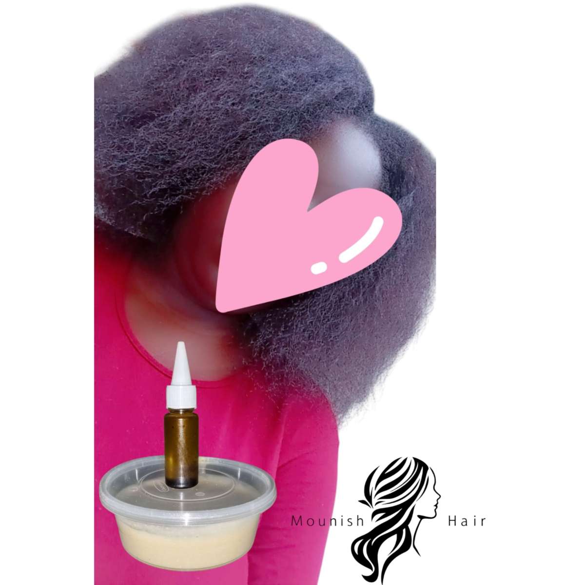 Huile pousse cheveux naturelle &amp; pommade Mounish Hair