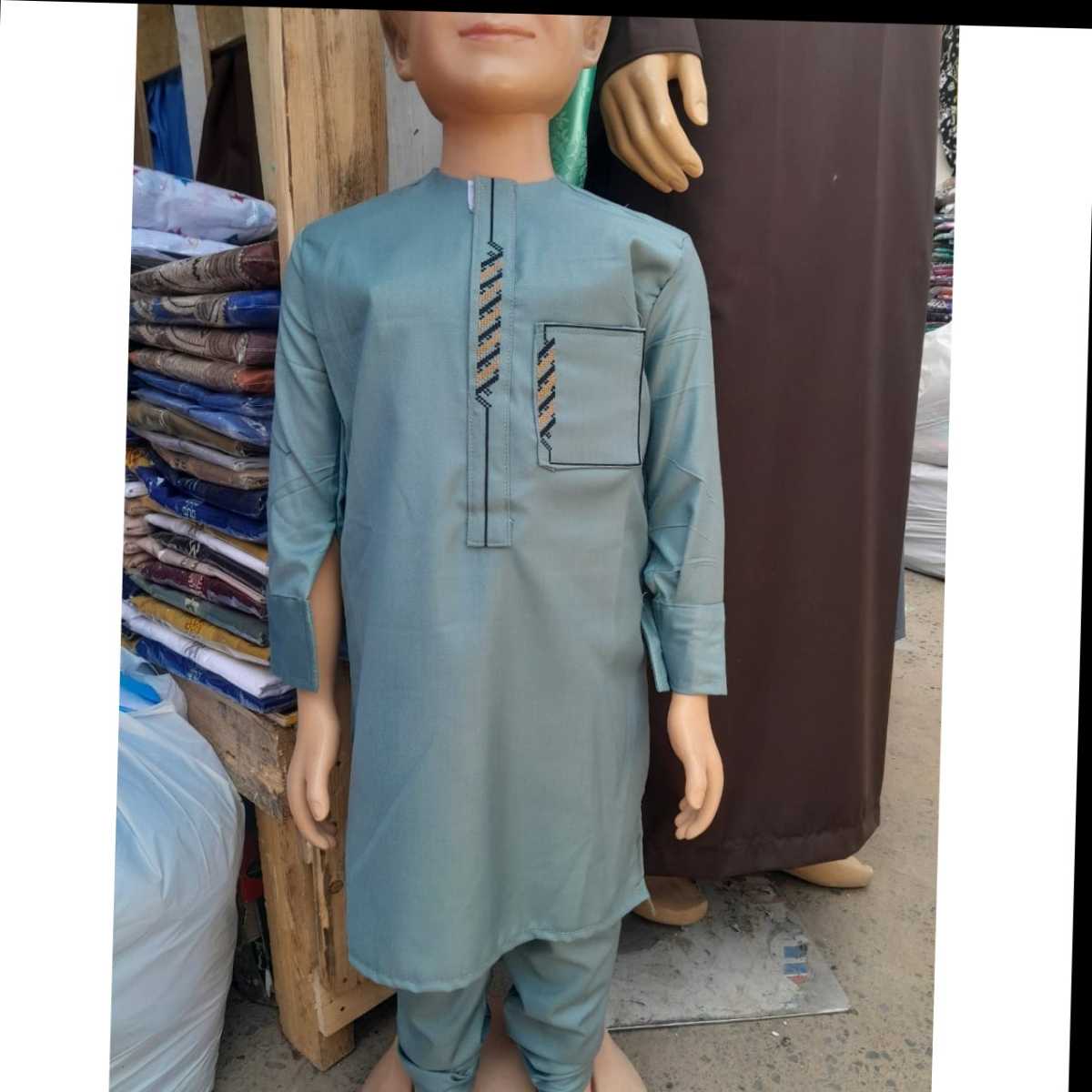 Tunique enfant garçon bleu, rouge ou blanc – tenue élégante cérémonie