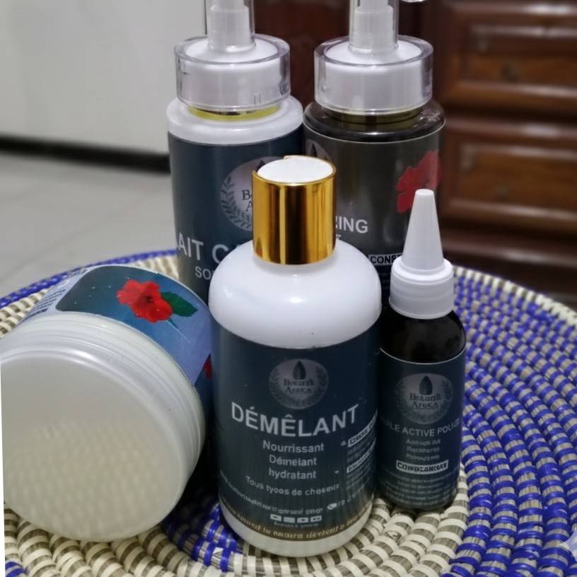 Soins cheveux bouclés naturels : routine capillaire bio sans sulfate 350 ML