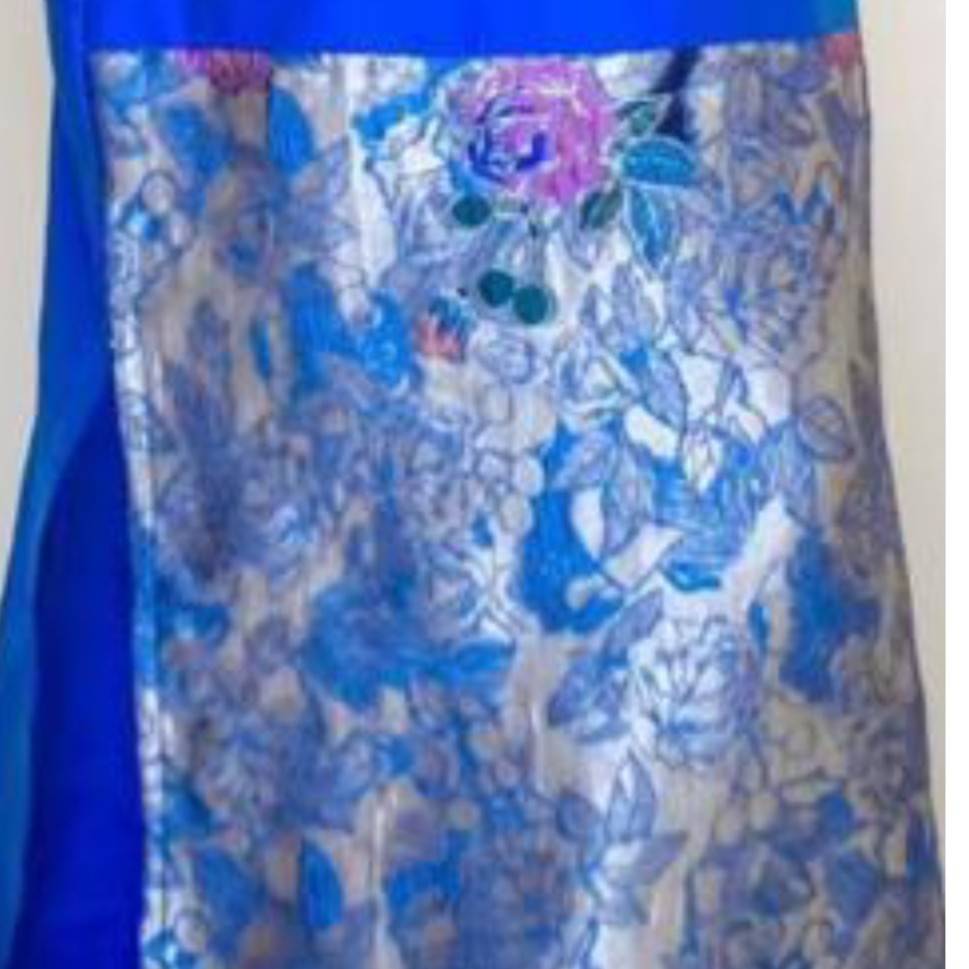 Robe femme en brocart