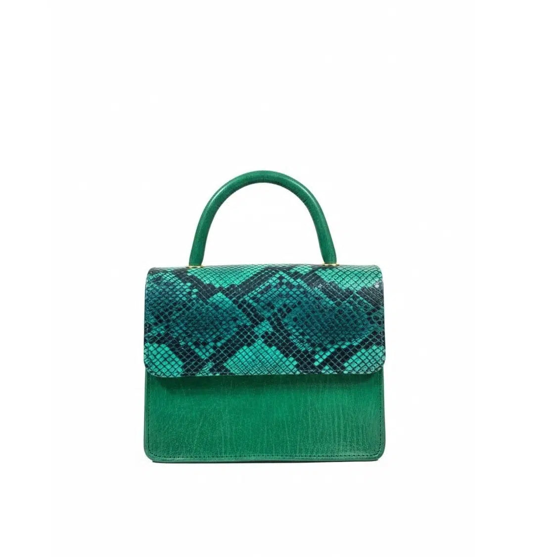 Sac à Main Femme Cuir Serpent Noir JC - Élégance Urbaine