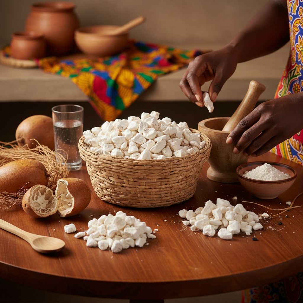 Tubercule séché artisanal Pain de singe (1KG)