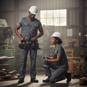 Pantalon et gilet de sécurité gris – Ensemble professionnel