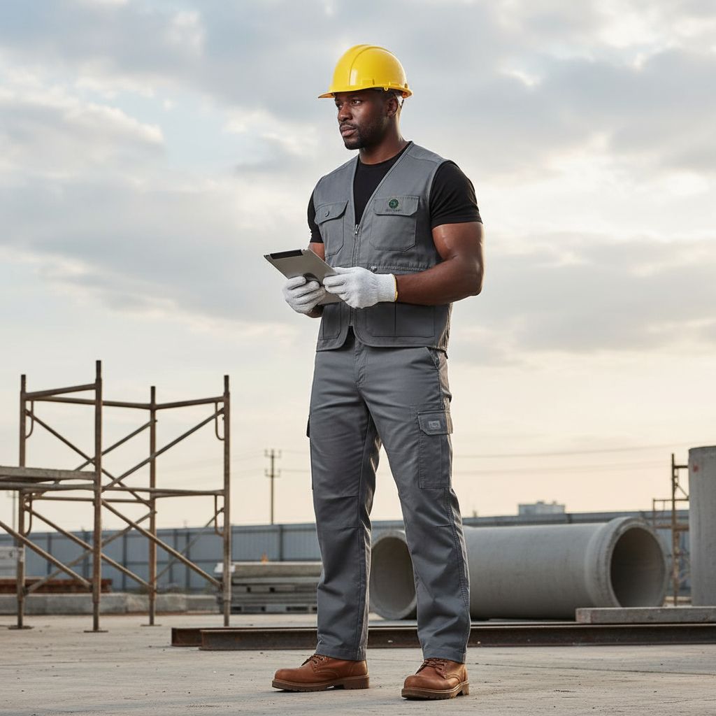 Pantalon et gilet de sécurité gris – Ensemble professionnel