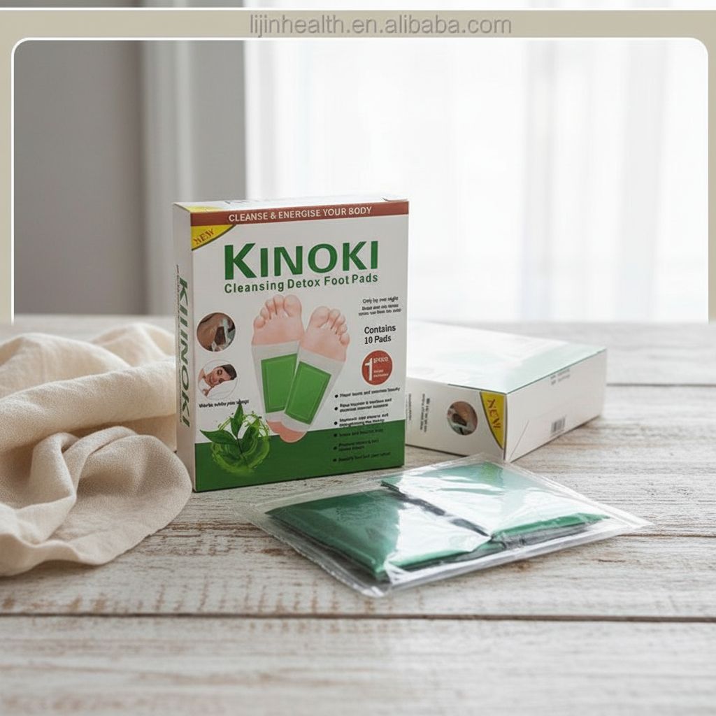 Patch detox pieds Kinoki naturels – Éliminez toxines et retrouvez bien-être
