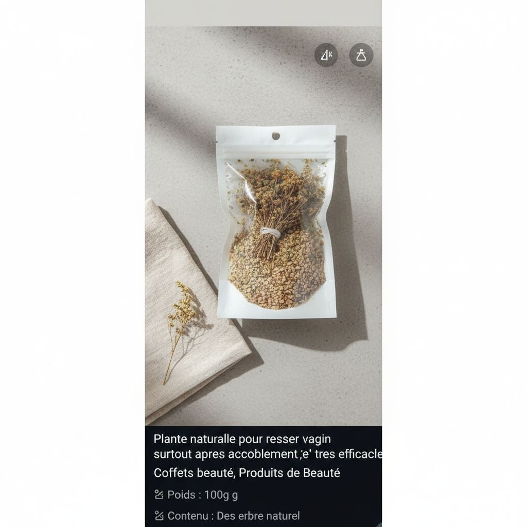 Plante resserrement vaginal 100g – Soin intime naturel post-accouchement
