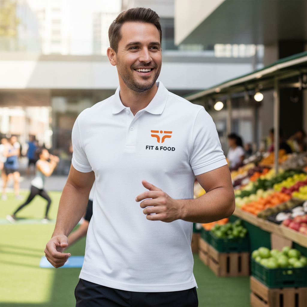 Polo blanc homme fit coton respirant – Moderne, personnalisé, tailles M à 2XL