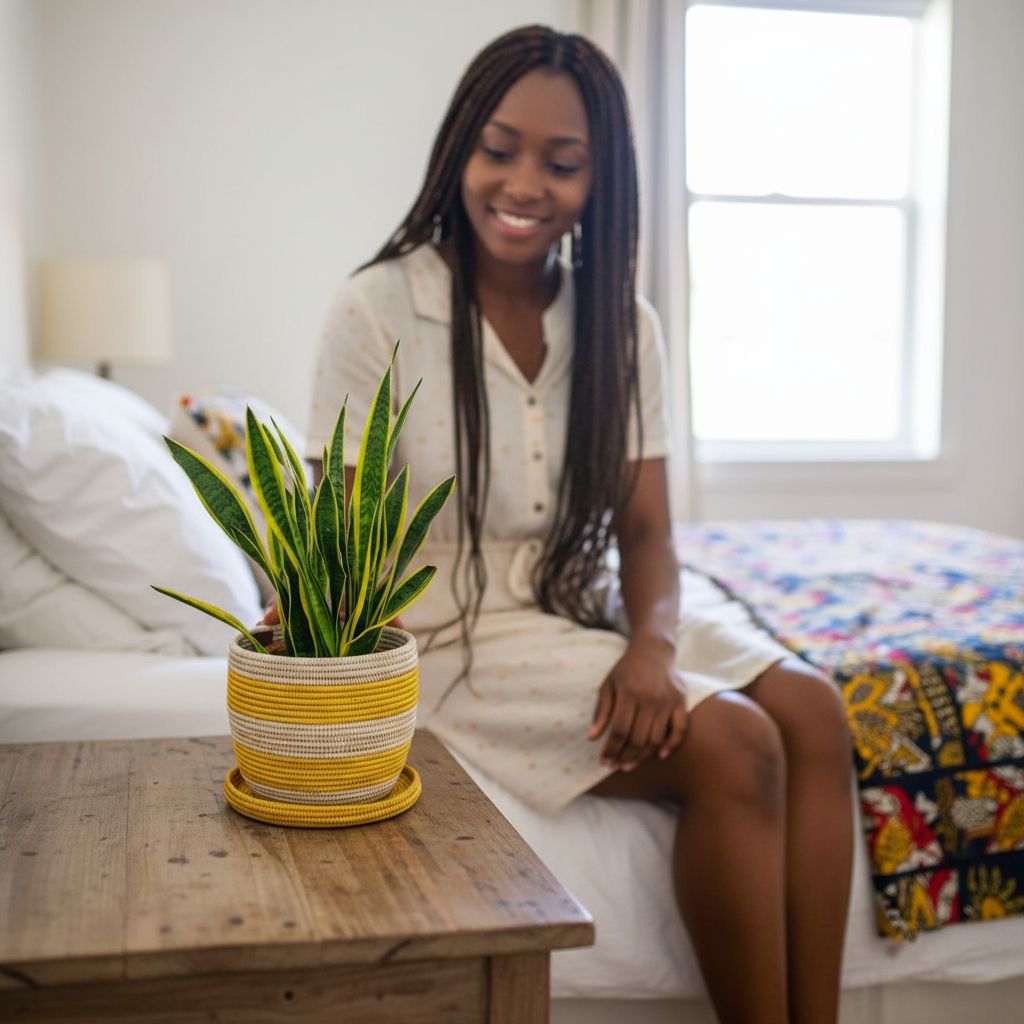 Pot de plate en panier africain jaune