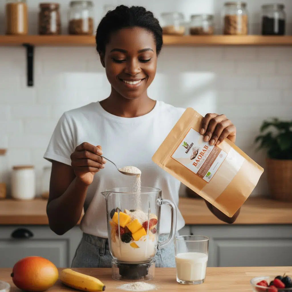 Poudre de baobab bio Barkelou 200g – Superaliment sain et écologique