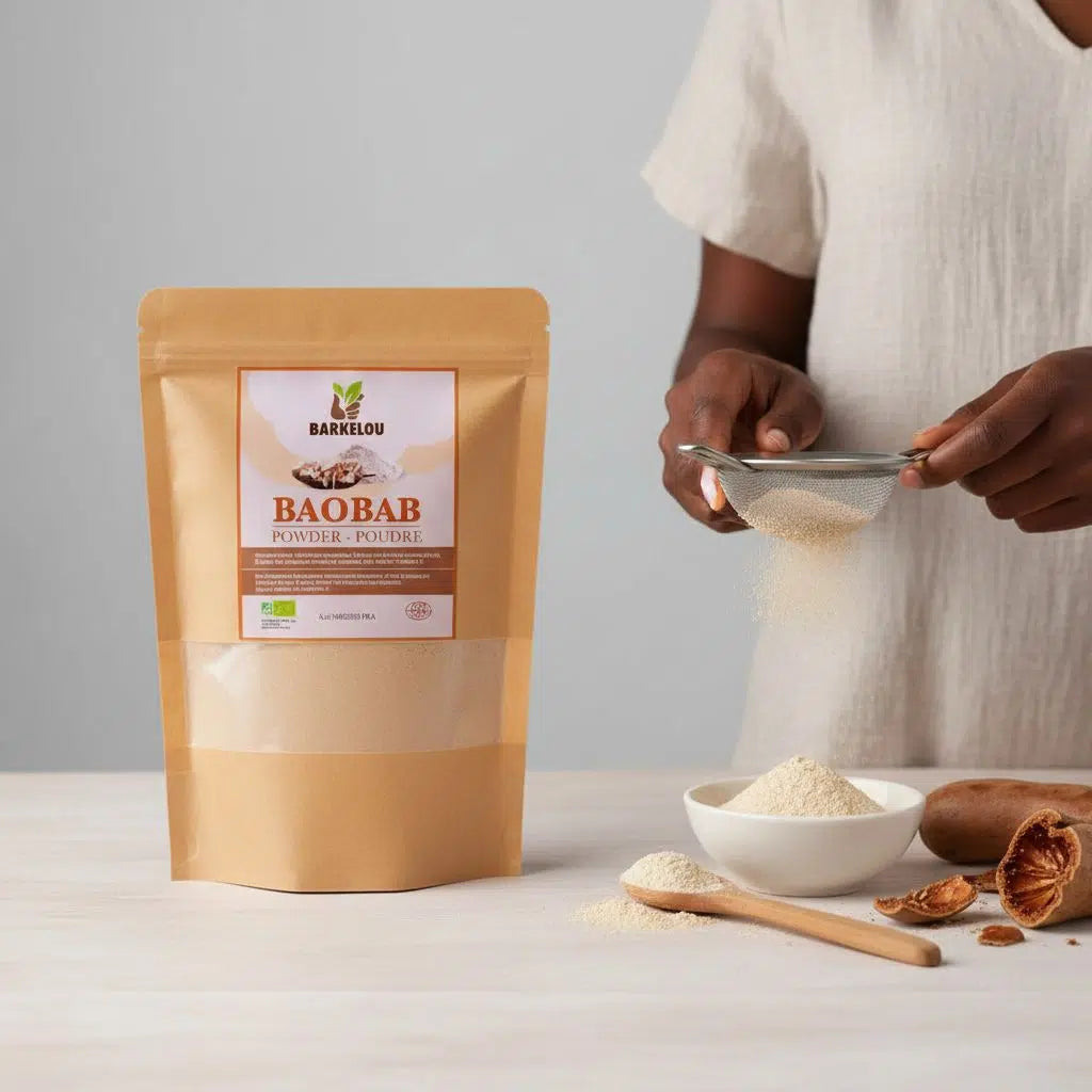 Poudre de baobab bio Barkelou 200g – Superaliment sain et écologique