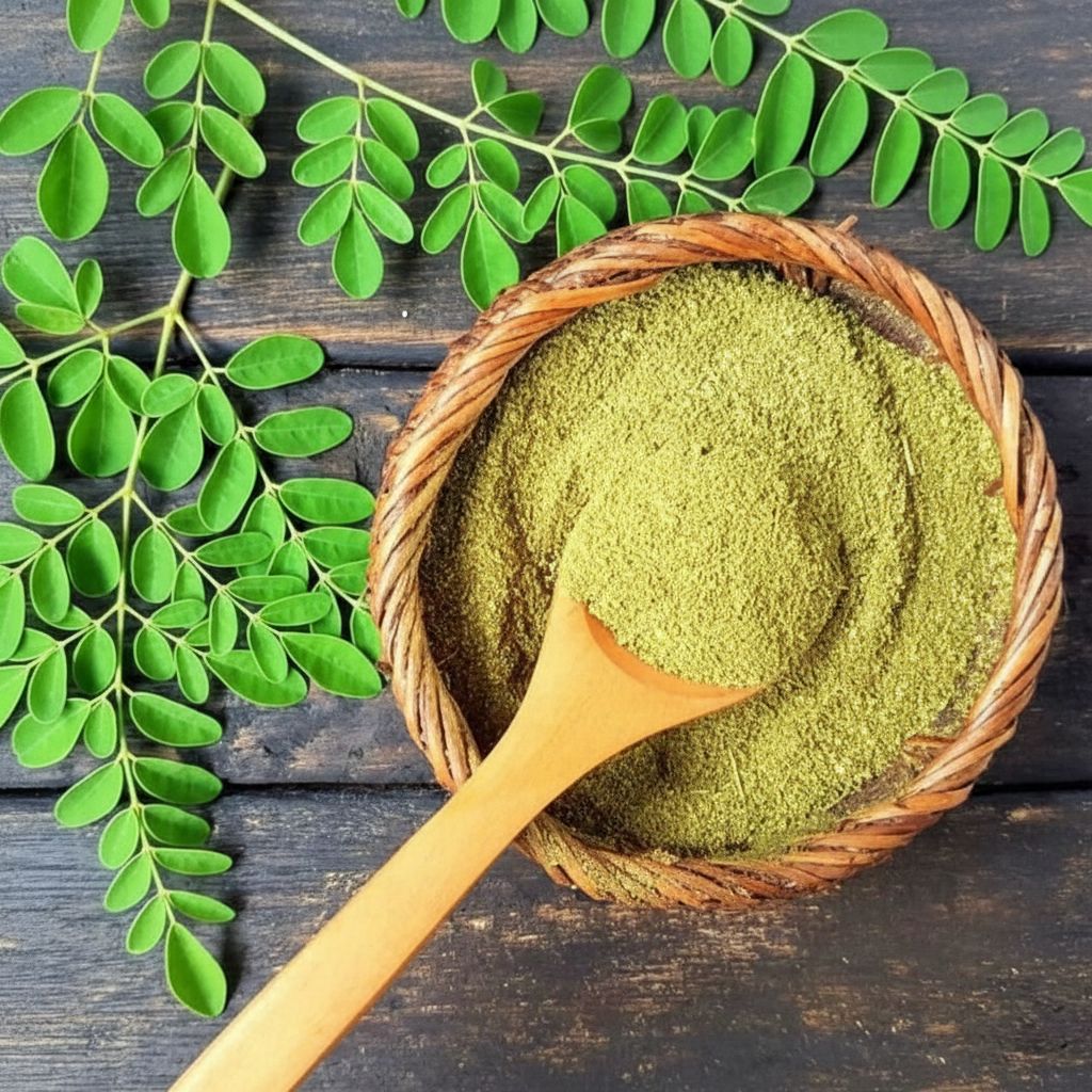 Poudre de moringa bio 100g – Super aliment naturel pour énergie et bien-être