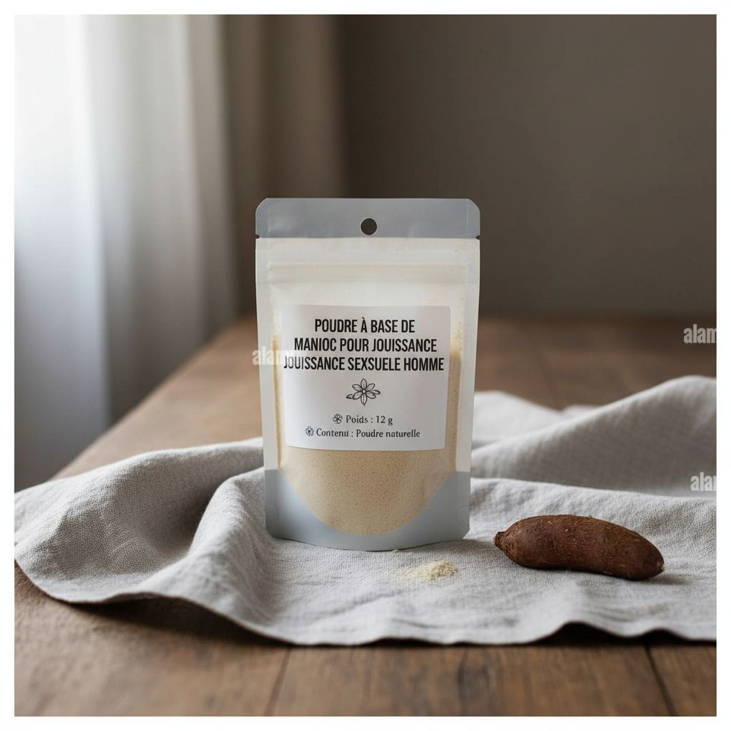 Poudre manioc jouissance sexuelle homme – Booster naturel libido et érection