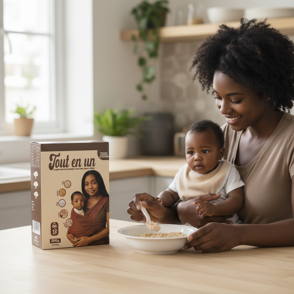 Farine Infantile Aby Délice Tout en Un - Nutrition Locale Enfantine 200g