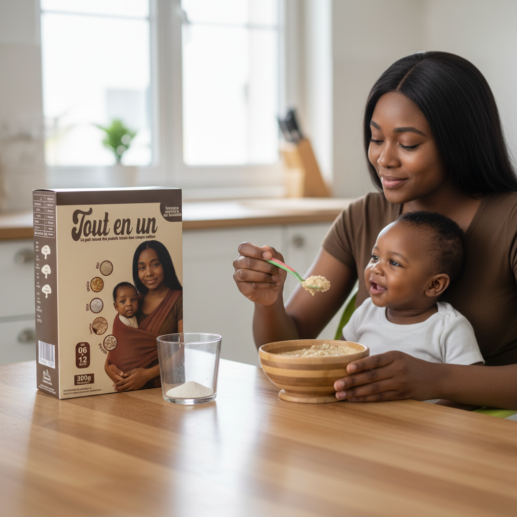 Farine Infantile Aby Délice Tout en Un - Nutrition Locale Enfantine 200g