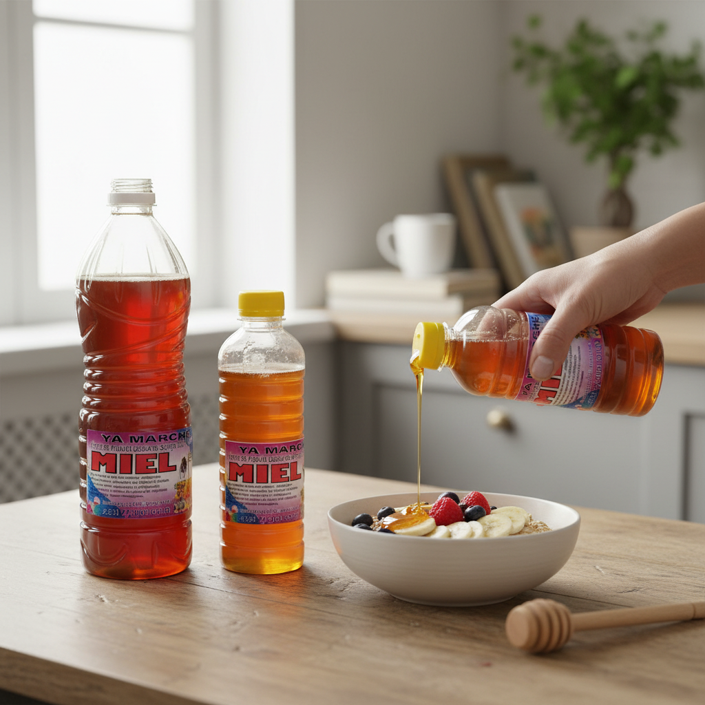 Miel Pur Naturel 1L - Douceur Dorée Écoresponsable