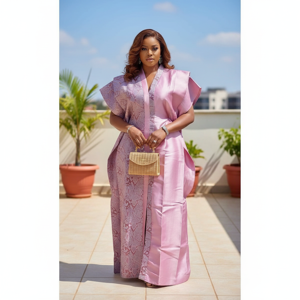 Robe Glamour Satin Rose - Elegance et Confort Féminin