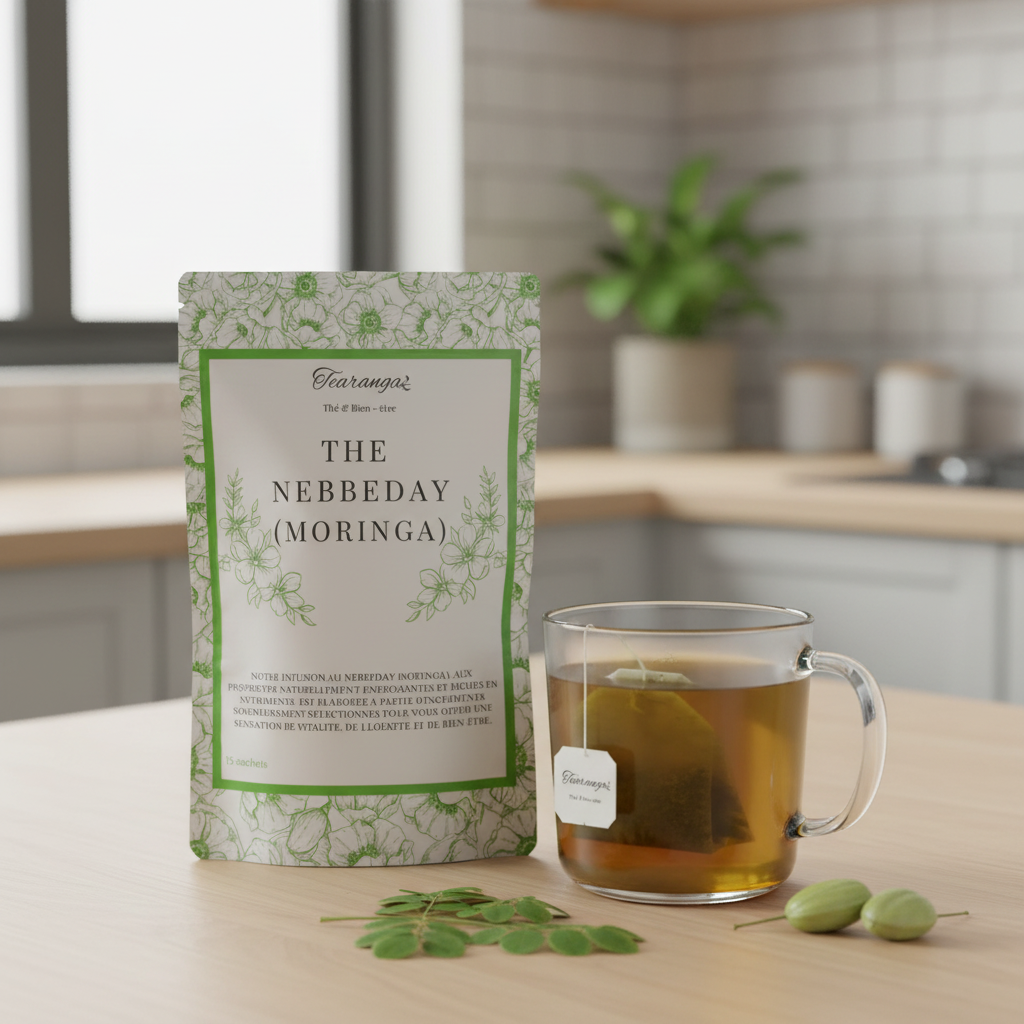 Infusion Bien-être Nebbeday Moringa - Énergie Naturelle