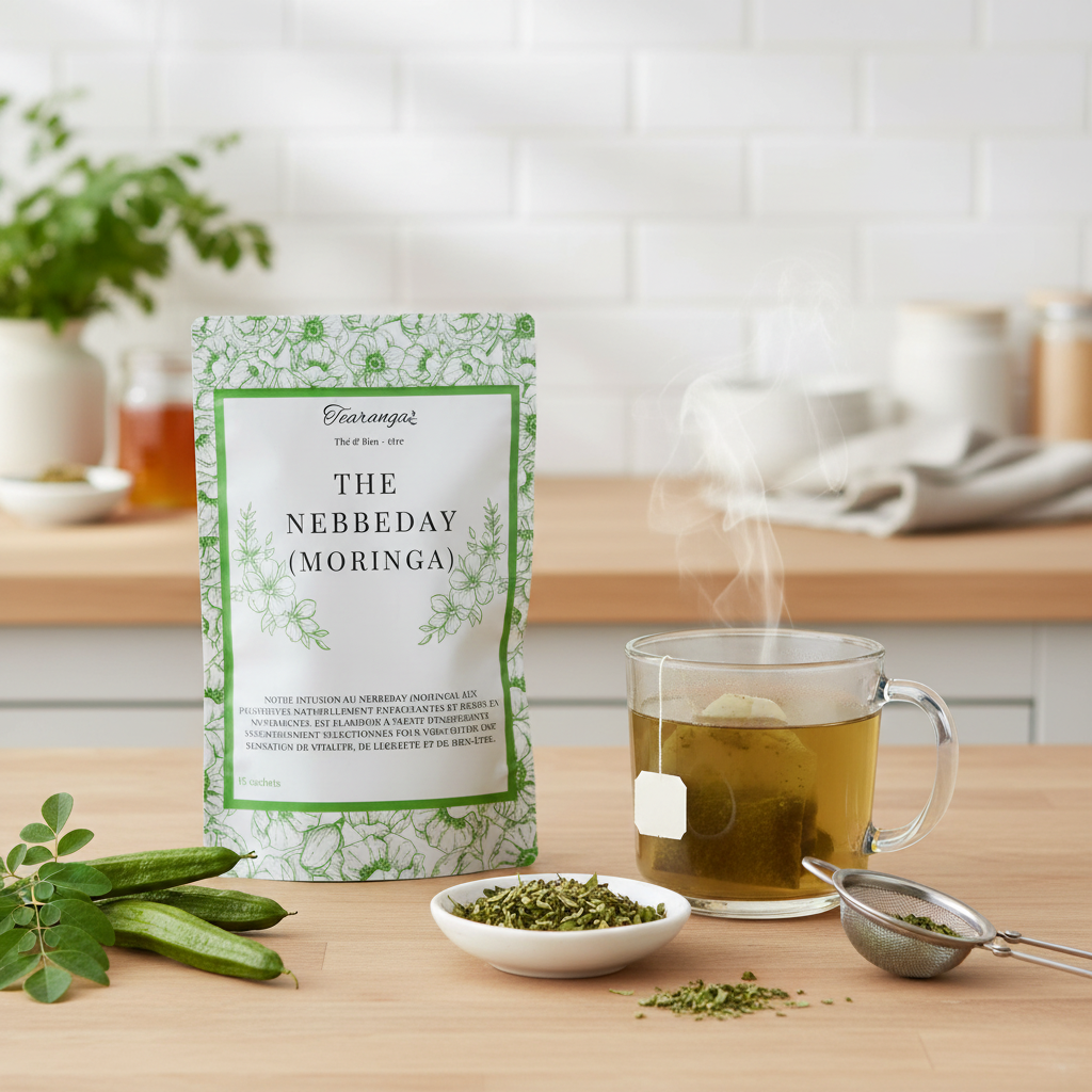 Infusion Bien-être Nebbeday Moringa - Énergie Naturelle
