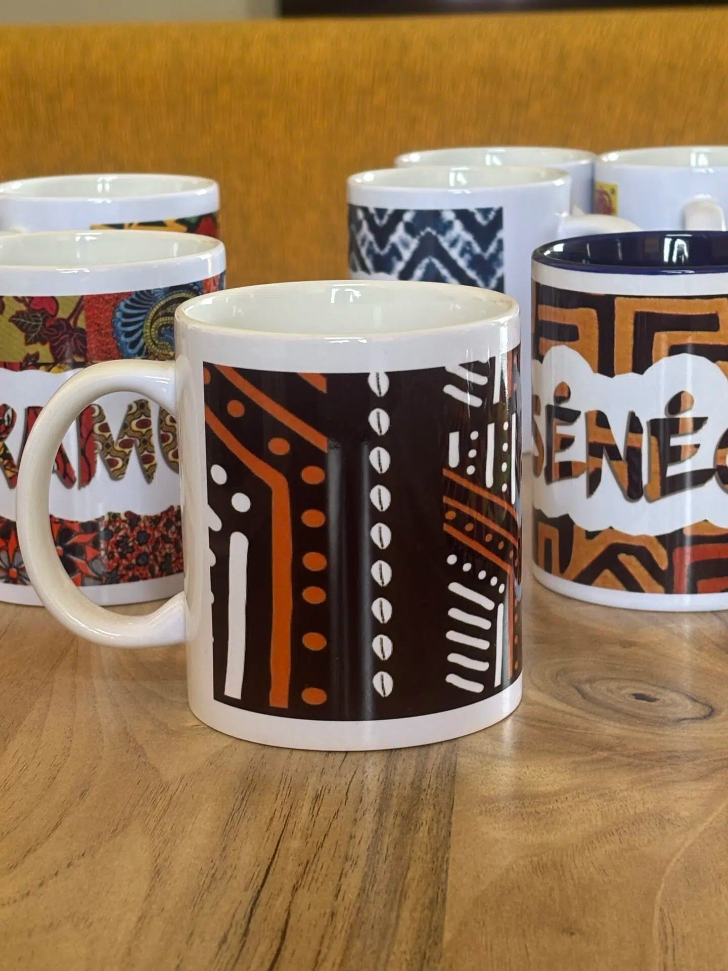 Mug Céramique Ethnique Africain - Touche Exotique Colorée