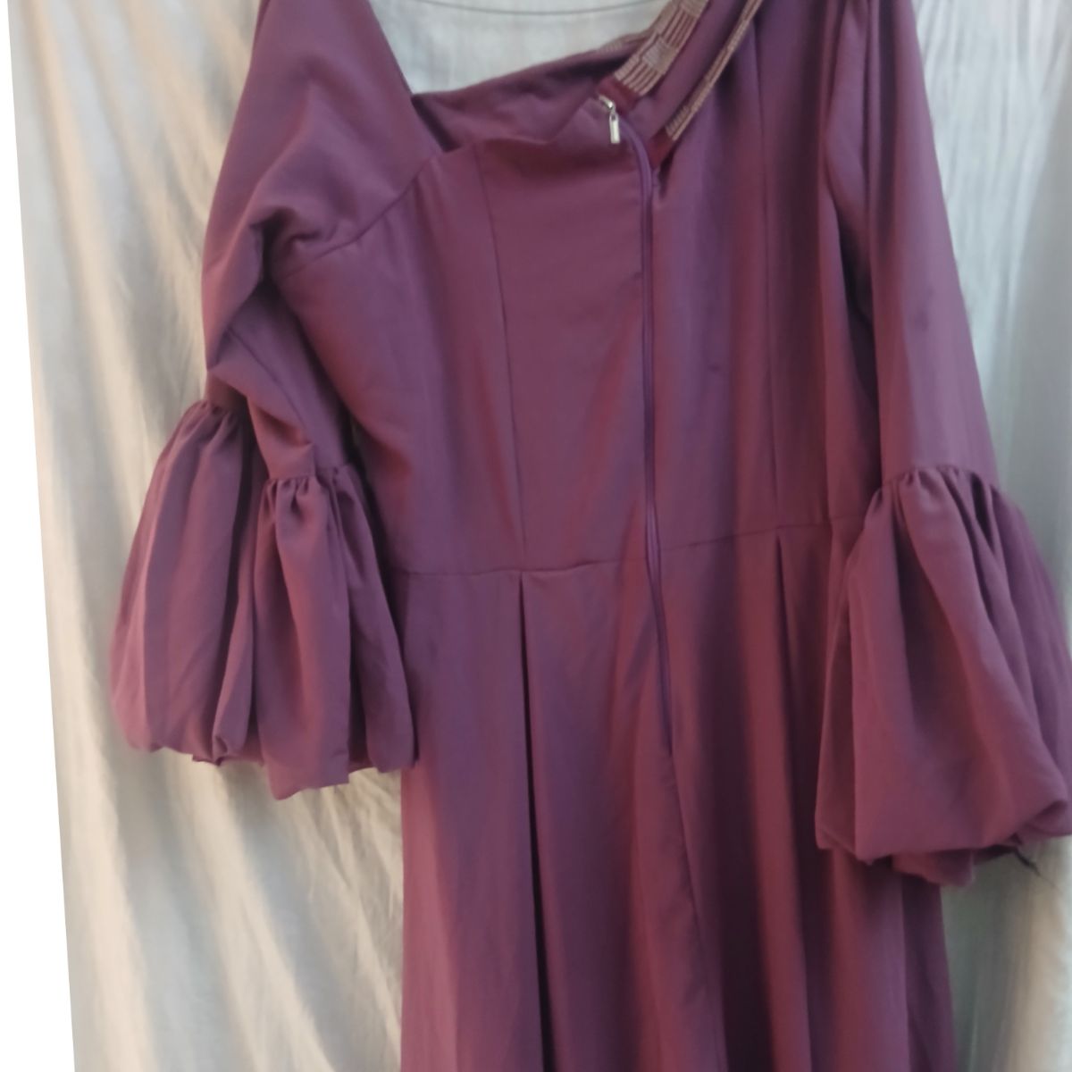 Robe femme coton pagne tissé chic, longue élégante, col asymétrique