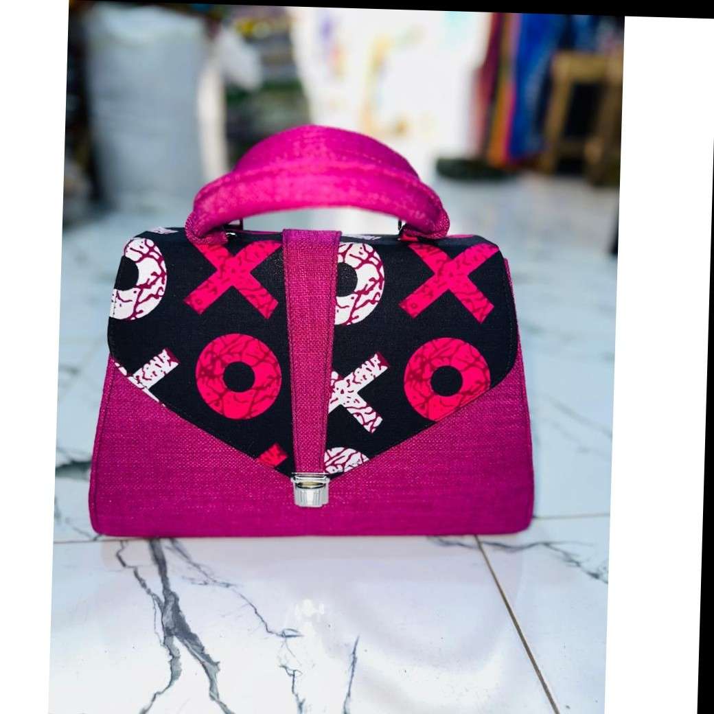 Sac à bandoulière femme bohème chic en toile de jute, orange et beige