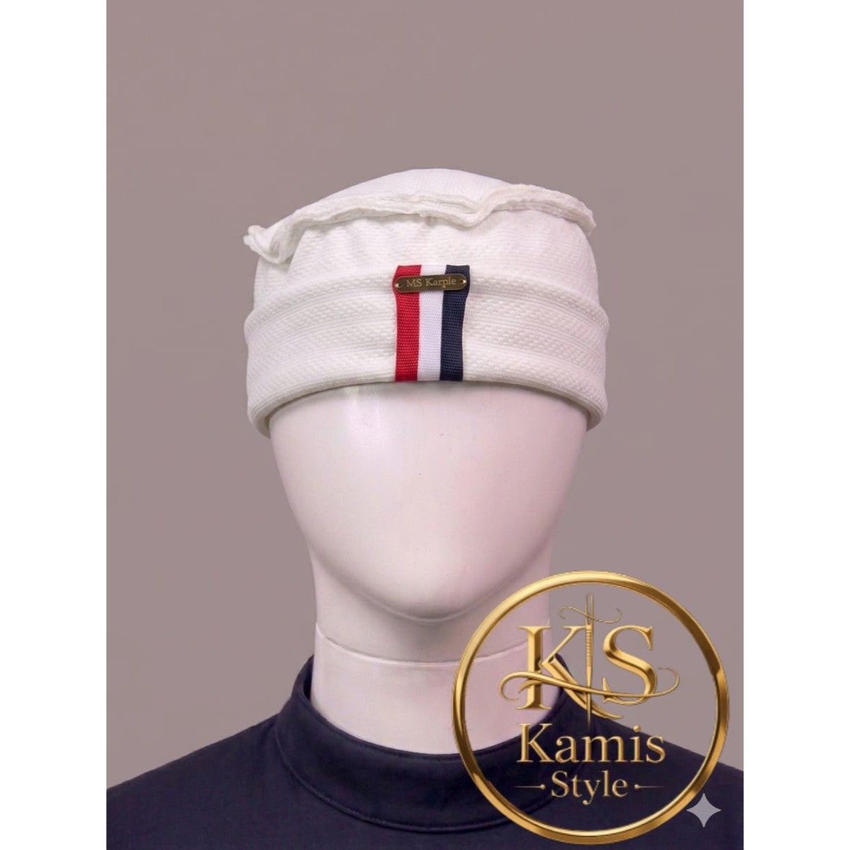 Bonnet afghan réinventé chic unisexe, simili cuir marron camel élégant