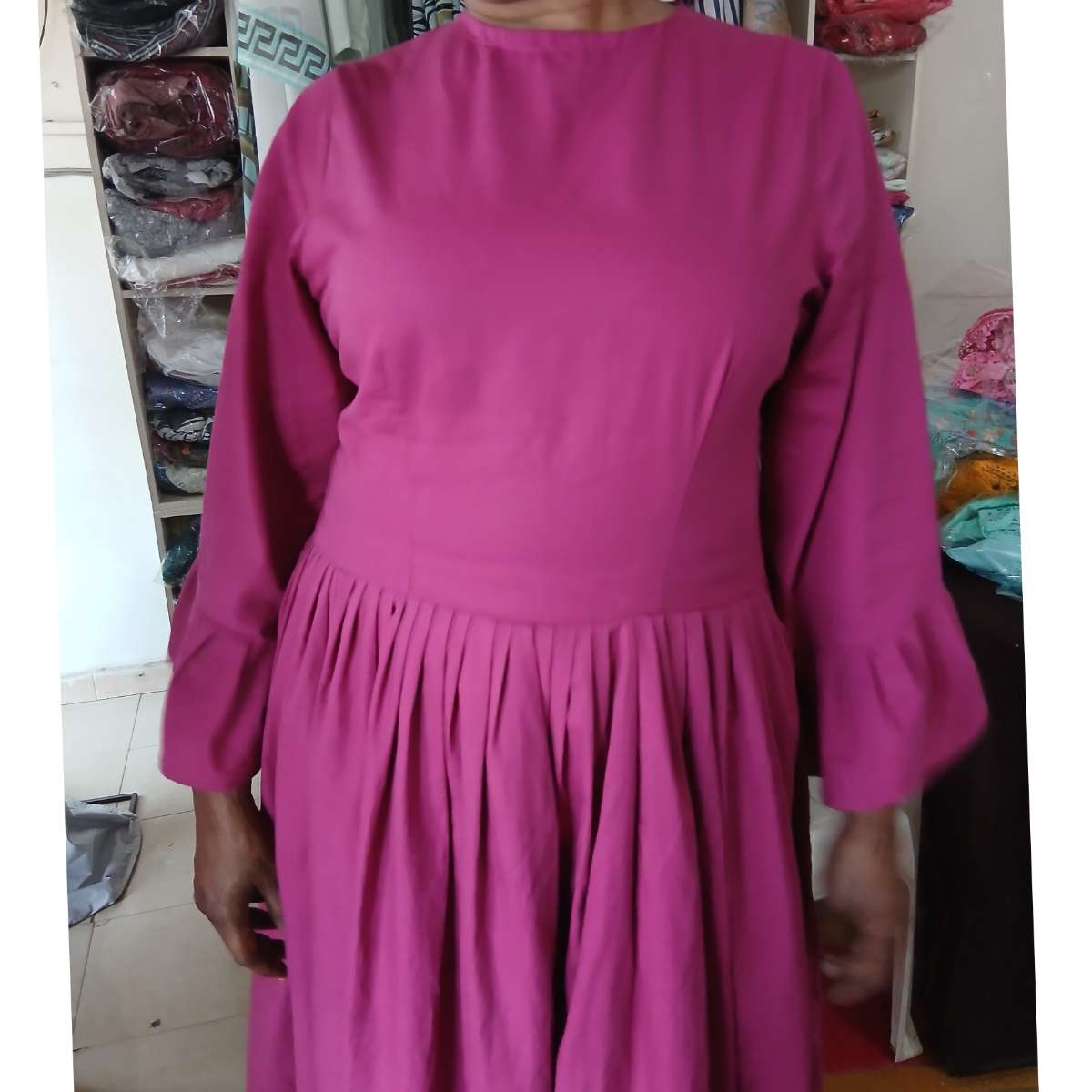 Robe Femme Coton Fuchsia - Élégance et Confort