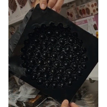 Moule à dessert en silicone framboise noir