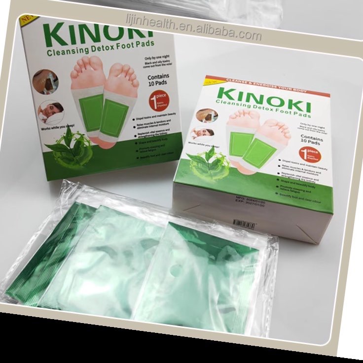 Patch detox pieds Kinoki naturels – Éliminez toxines et retrouvez bien-être