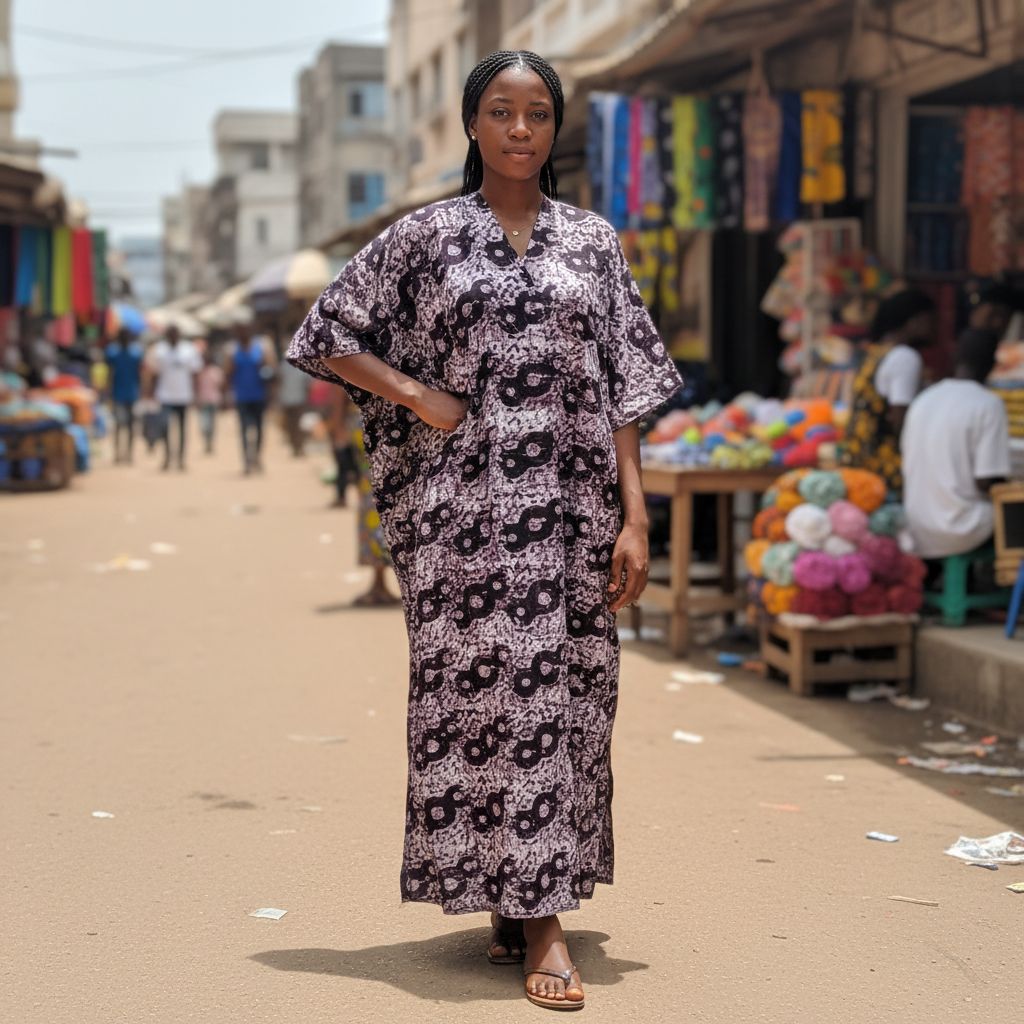 Robe batik femme ample coton noire blanche, été bohème grande taille